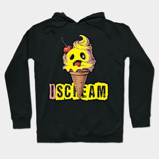 funny Halloween spooky ice-cream design Hoodie